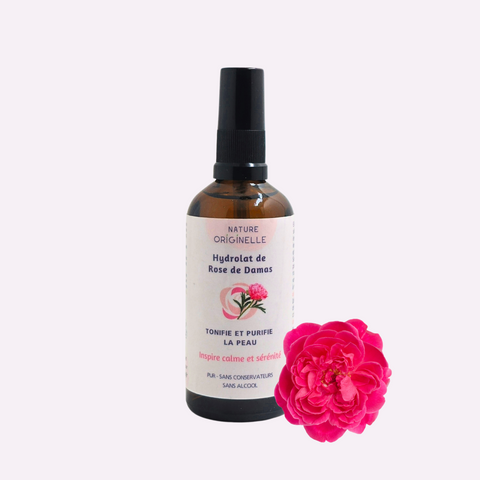 Hydrolat de rose de Damas pur